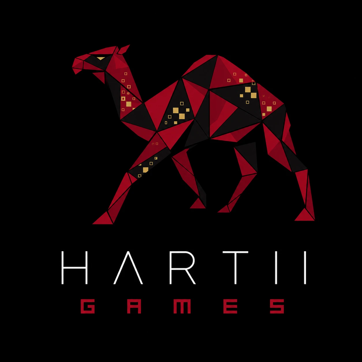 Hartii's red geometric camel